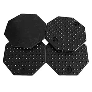 4Pcs Universal 135*10mm（5.31“*0.39”） Octagon Heavy Duty Rubber Lifting ...