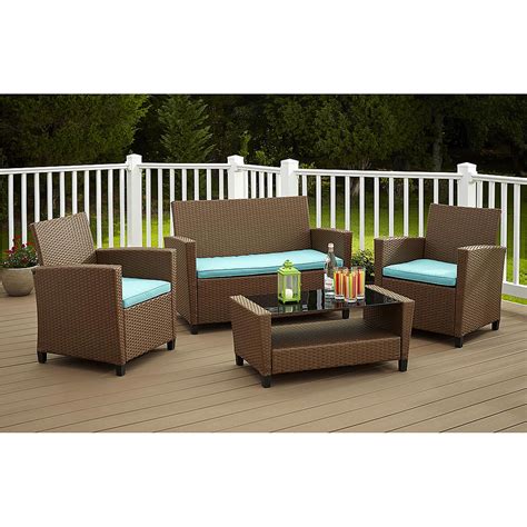 Royal 10 Piece Outdoor Wicker Patio Furniture Set 10b - Walmart.com
