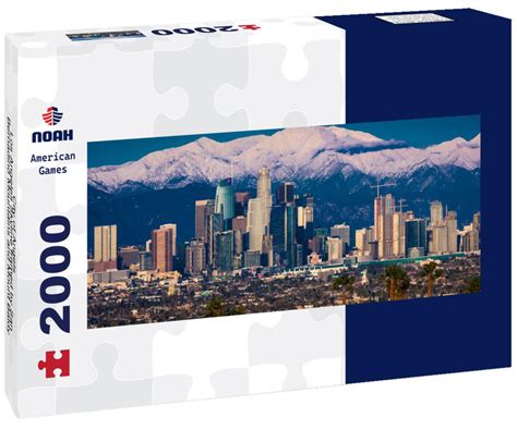 Noah Jigsaw Puzzle City of Angels - Los Angeles Skyline framed by San ...