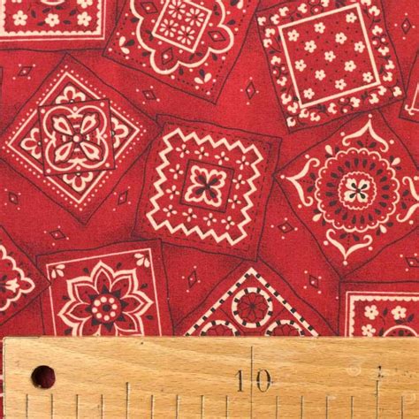Tissu coton bandana patchwork - A&A Patrons