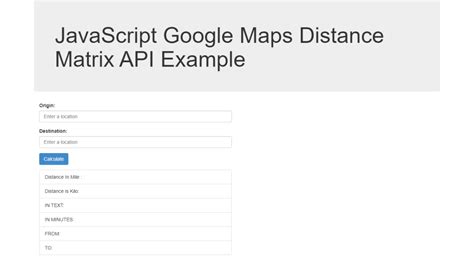Image result for Calculating Distance Between Two Points with the Maps JavaScript API