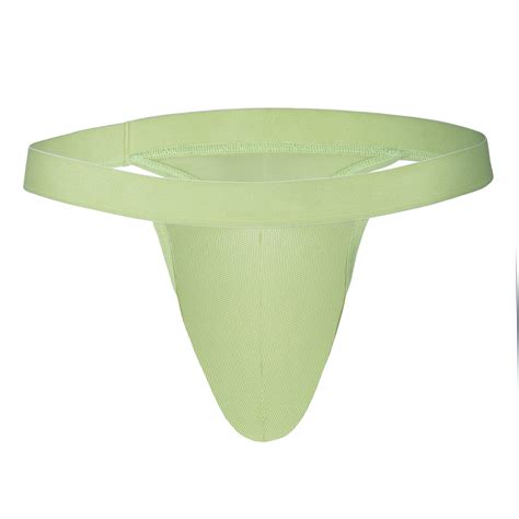 Bruchi Club Side String Wild Green See Through Men Thong – Bruchiclub