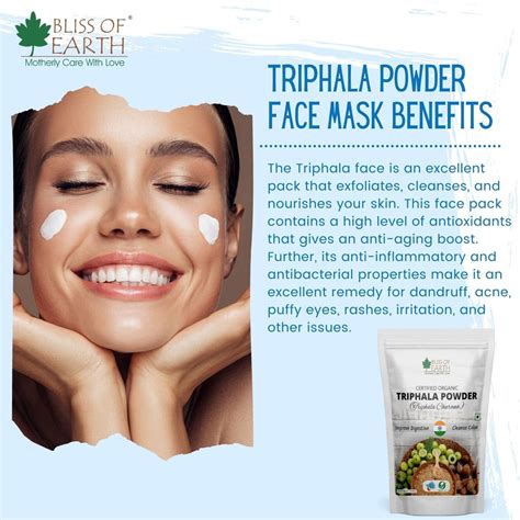 Triphala Powder Churan 100% Pure Ayurvedic Herbal Blend Help for Detox