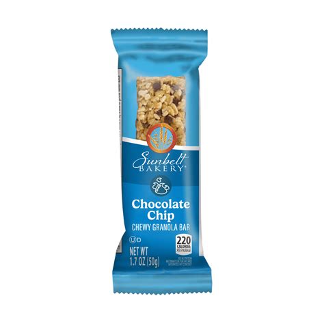 Sunbelt Bakery Single Serve Chocolate Chip Chewy Granola Bar - Walmart.com
