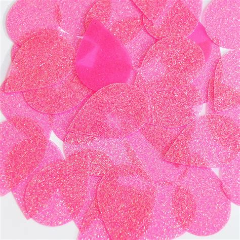 SequinExplosion Teardrop Sequin 1.5" Pink Neon Fluorescent Sparkle ...