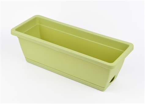 Window Box Planter, Plastic Rectangle Planter Vegetable Flower Planters ...