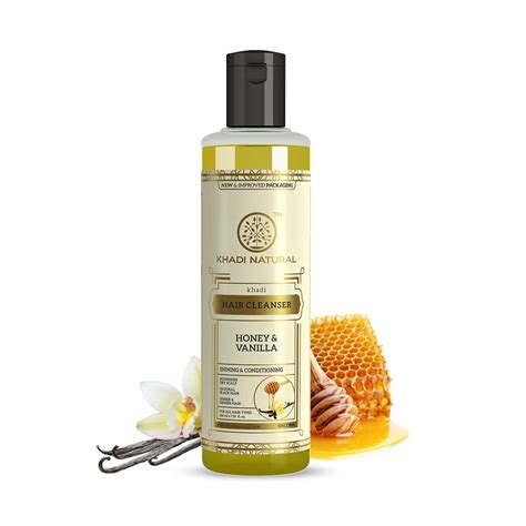Buy Khadi Natural Honey & Vanilla Hair Shampoo | Herbal Shampoo for ...