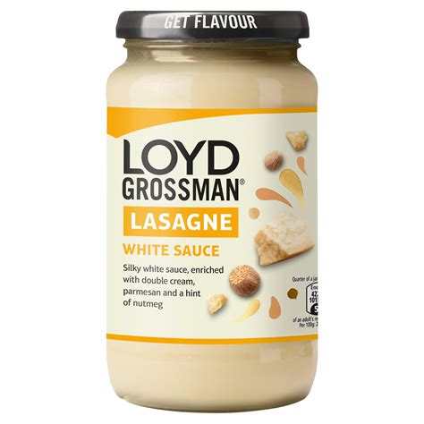 Loyd Grossman Lasagne White Sauce 440g | Cooking Sauces & Meal Kits ...