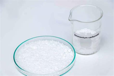 Carbonate d'ammonium: utilisations et dangers de que savoir de l ...