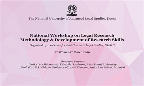 Call For Submissions: NUALS' National Workshop On Legal Research ...