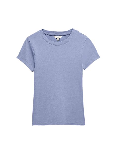 Buy Cotton Rich Premium T-Shirt at Marks & Spencer