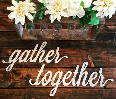 Image result for Gather Together Sign