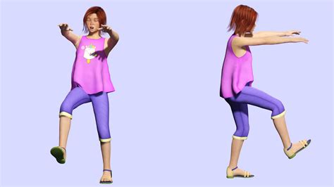 Jesyka - Girl 3D Model by khaloui