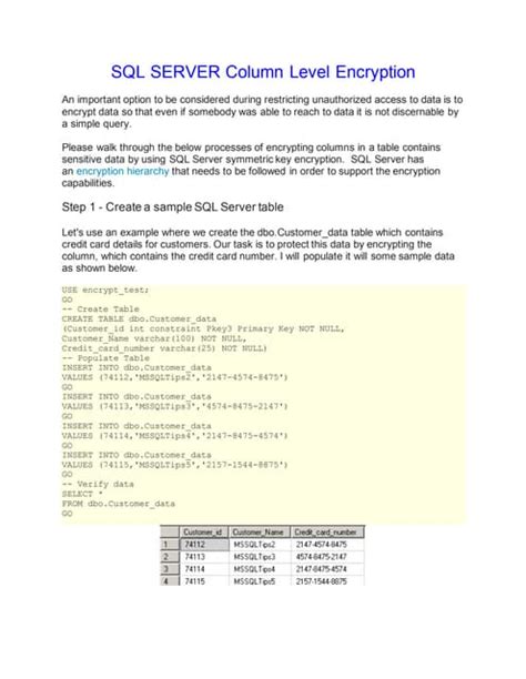 How to Decrypt Column in SQL Server 的图像结果