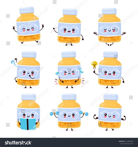 3,204 Cute Pill Bottle Images, Stock Photos & Vectors | Shutterstock