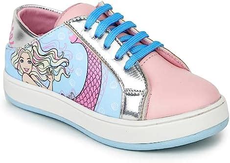 Buy toothless Barbie Kids Girls Blue/Pink Casual Shoes (BBPGCA5118-7UK ...