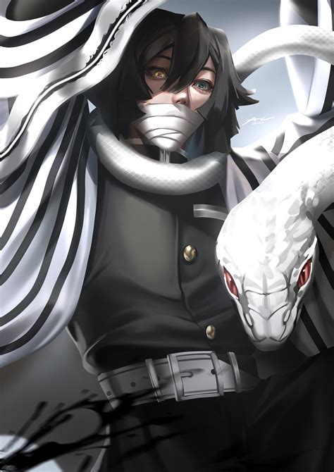 ArtStation - Obanai Iguro (Demon Slayer Fanart)