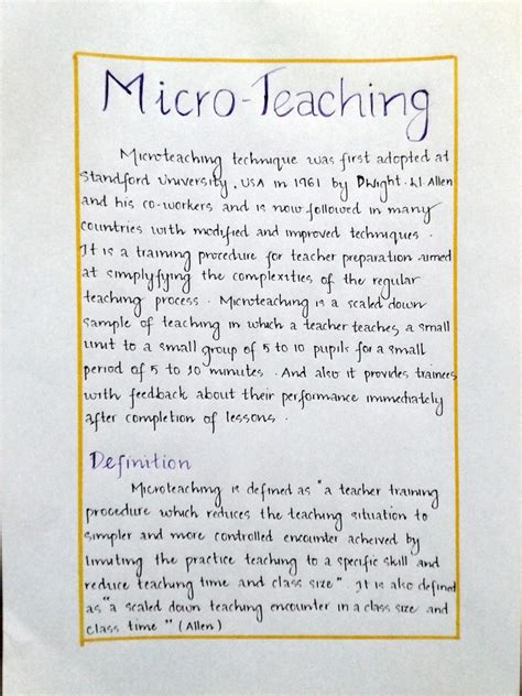 Image result for Micro Teaching Practice
