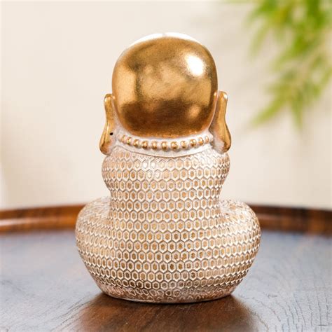 Wise Monk Trio Showpiece For Home Decor Gold Online - Premium Decor ...