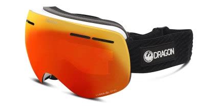Dragon DR X1S Ski Goggle Red w/Clip-In Glasses Online