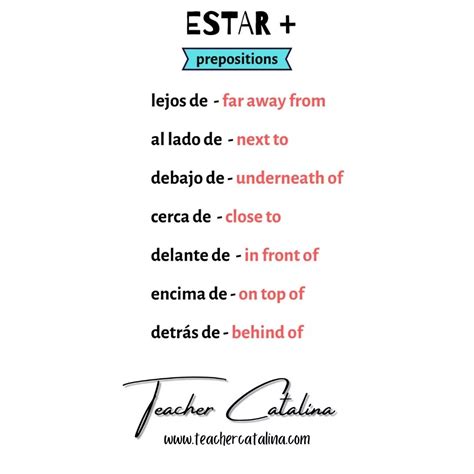 Estar Conjugation: How to Conjugate the Spanish Verb Estar - Teacher ...