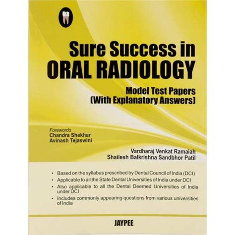 Sure Success In Oral Radiology(Model Test Papers With Explanatory ...