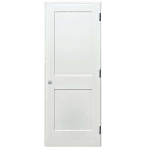 Modern Shaker 2-Panel Primed Pine Door | Prehung Interior Swinging Door ...
