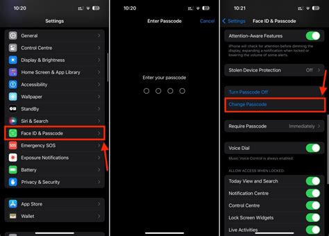 Image result for IPhone Passcode Settings