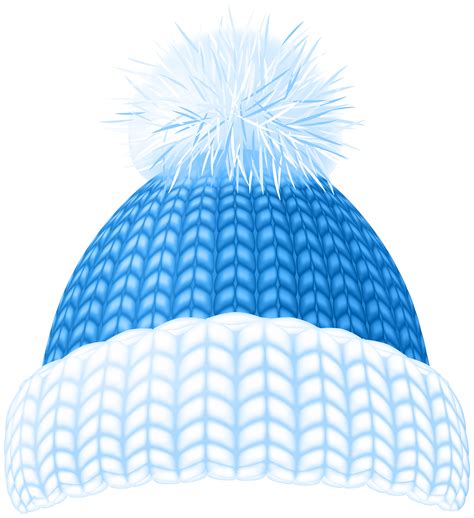 Blue Winter Hat Clip Art Image - Best WEB Clipart