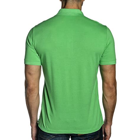 Lucas Men's Knit Polo // Green (L) - Jared Lang Polos & Tees - Touch of ...