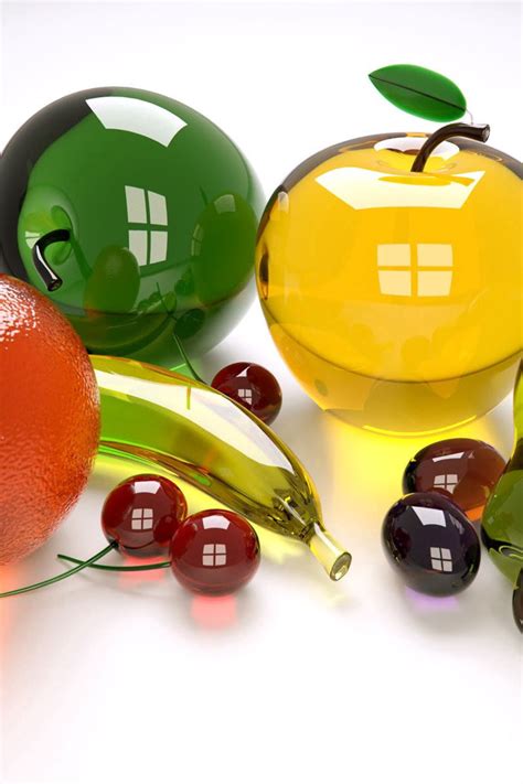 Download wallpaper 800x1200 fruit, glass, colored, collection iphone 4s ...