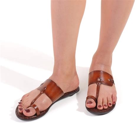 Pure Leather T-bar Thongs
