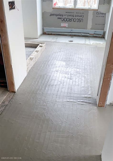 How To Install Heated Tile Floor Mat – Flooring Blog