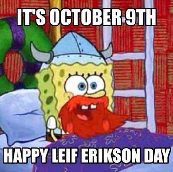 Spongebob Squarepants Leif Erikson Day Coloring Pages [2025]