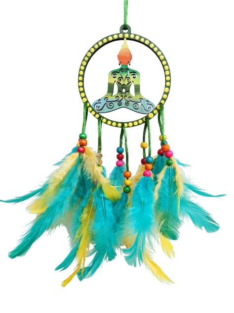 Varenyam Buddha Dream Catcher for Car and Home, Car Mirror Hanging ...