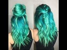 Blue With Green Hair by Blue And Green Hair Dye Mixed Blue With Green Hair
