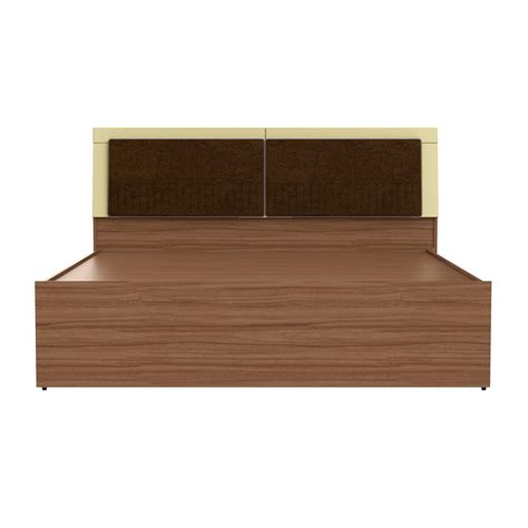 GODREJ INTERIO Stash Morf Queen Size Bed No Storage (Color: Cream ...