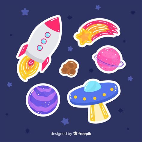Space sticker Images - Free Download on Freepik