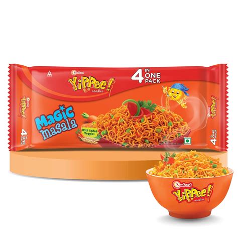 Sunfeast YiPPee! Magic Masala, Instant Noodles (Pack of 4), 240g ...