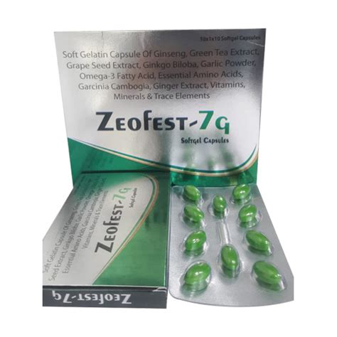 ZEOFEST-7G Softgel Capsules Sigma Softgel Formulation