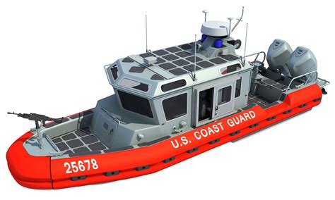 Coast Guard Defender Class Boat 3D Model $59 - .lwo .obj .xsi .max .ma ...