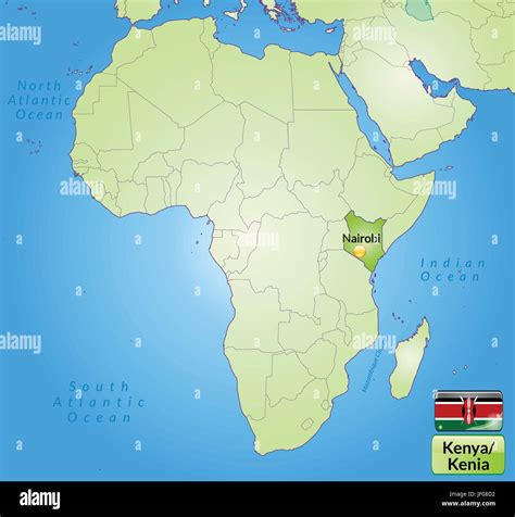 Kenya map Stock Vector Images - Alamy