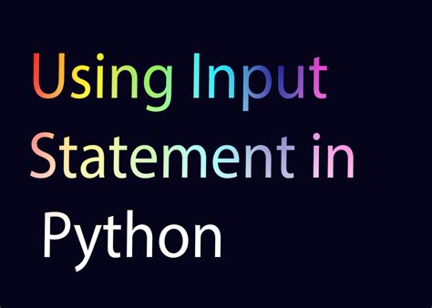 Input Command Python 的图像结果