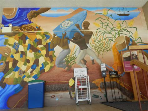 A beautiful mural in Memorial Hall #CCSU | Painting, Artwork, Mural