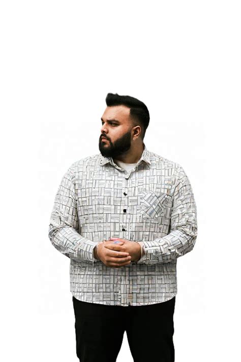 White Checked Casual Shirt for Men SH-18 – Gravitees