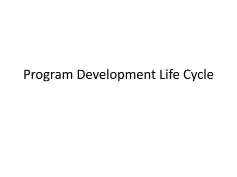 Image result for Program Development Life Cycle