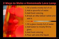 Image result for Things You Need to Make a Homemade Lava Lamp