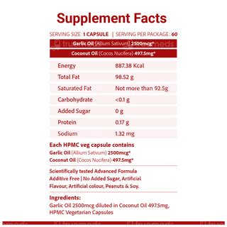Sri Sri Tattva Supasupp Garlic Oil With Coconut Oil Cardistrong Capsule ...