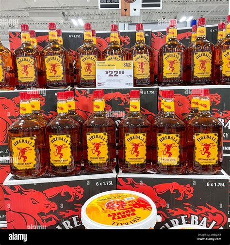 Fireball cinnamon whisky hi-res stock photography and images - Alamy