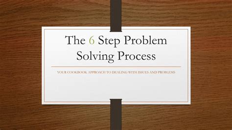 6 Step Problem Solving 的图像结果